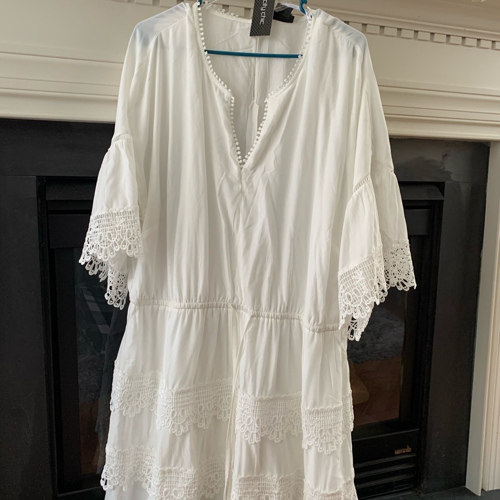 City Chic Ivory Tunic